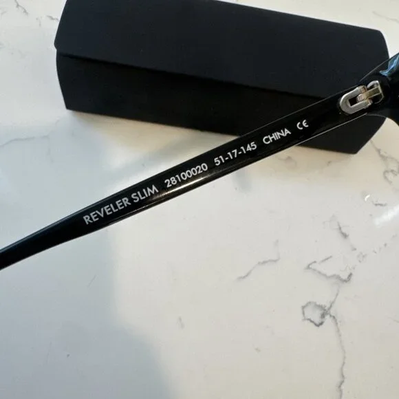 MVMT Reveler Blue Light Blocking Glasses w/ Case — AAAM-BLUE 57-17-145 — Black - Picture 6 of 10